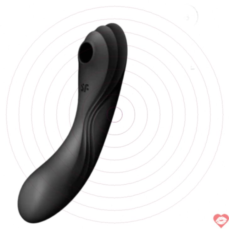 Satisfyer Curvy Trinity 4 Đen Hút Gió G