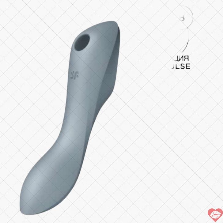 Satisfyer Curvy Trinity 3 Xám Hút Sóng G Siêu Mạnh