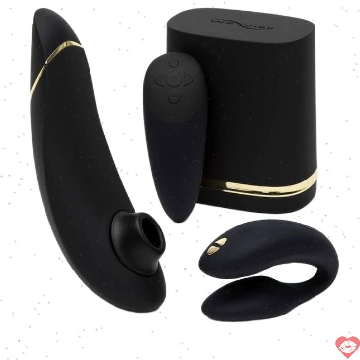We-Vibe Chorus + Womanizer Premium Set Đen