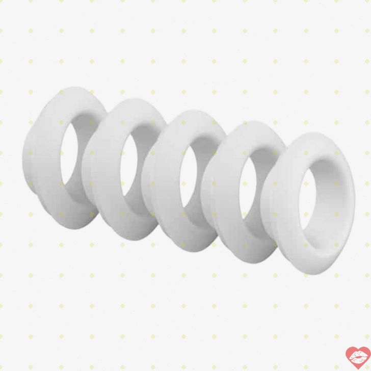 Satisfyer Pro Deluxe Nasadka 5 Cái Trắng Siêu Thay