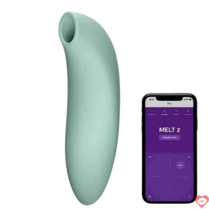 We-Vibe Melt 2 xanh hút clitoris app điều khiển