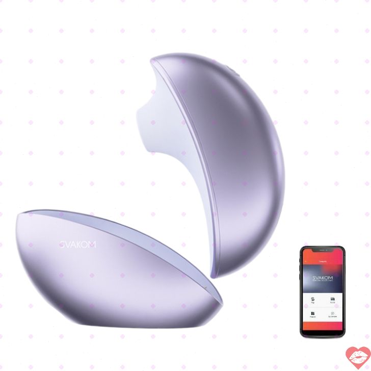 Svakom Pulse Galaxie Clit Vacuum APP Tím Projector Sướng