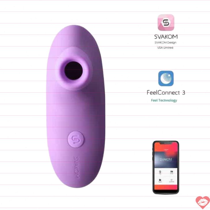 Svakom Pulse Lite Neo Tím Hút Âm Đạo App Điều Khiển