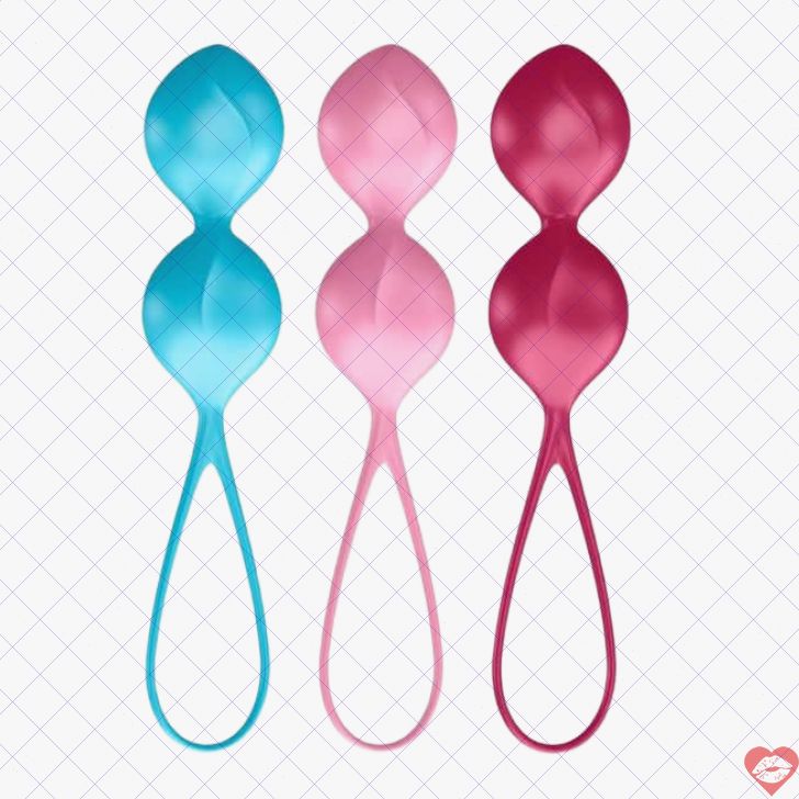 Satisfyer V Balls Vaginal 3.4cm Set Đa Màu Kegel