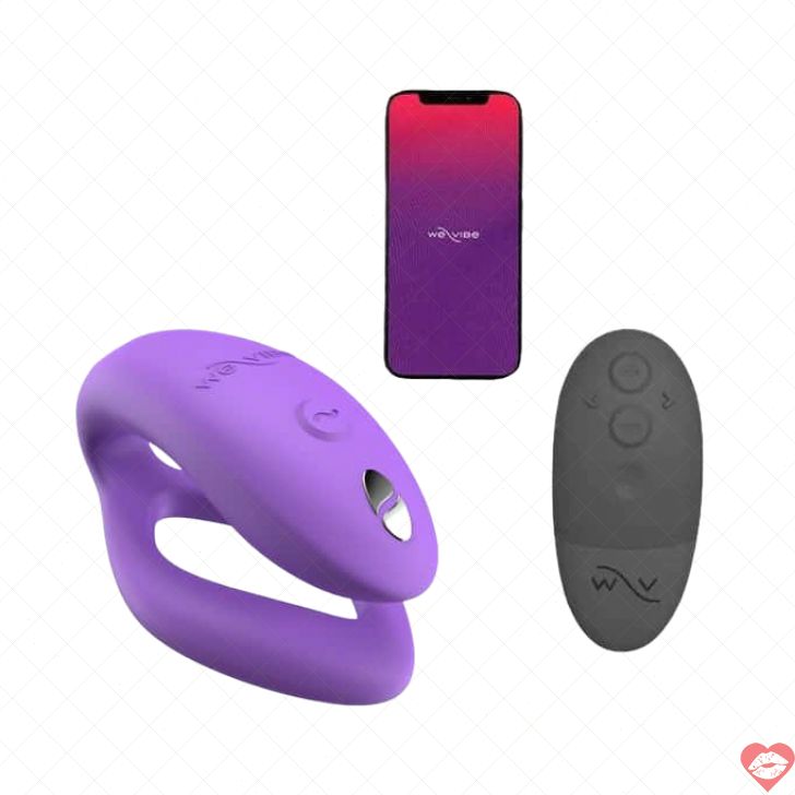 We-Vibe Sync O Couples Vibe Tím Remote APP Siêu Rung