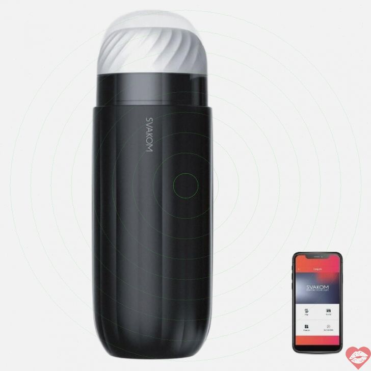 Svakom Sam Neo Auto Suction Stroker App Đen