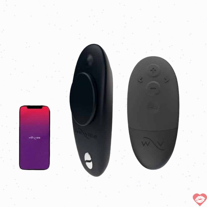 We-Vibe Moxie+ Clit Vibrator app đen điều khiển xa