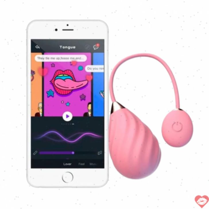 Magic Motion Sundae Trứng Rung App Hồng