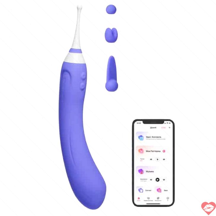 Lovense Hyphy G-Spot Dual Vio Tím App Remote