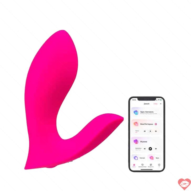 Lovense Flexer Đeo G+Klit App Điều Khiển Hồng