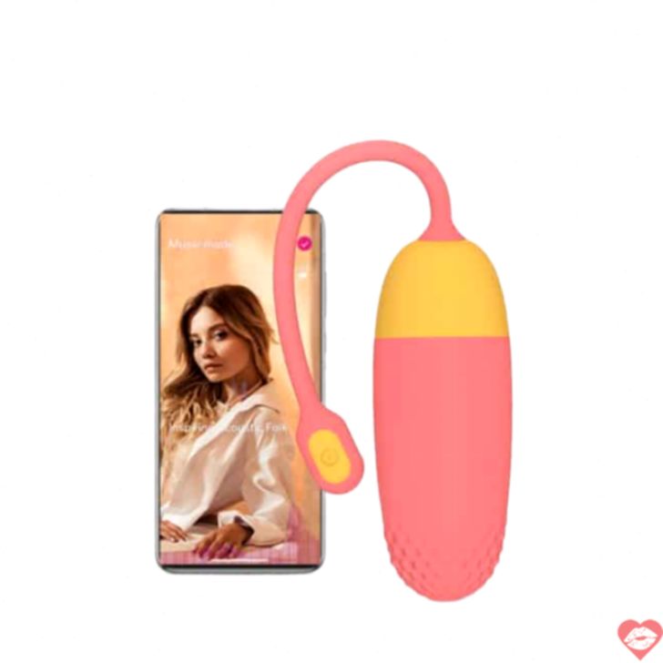 Vibro trứng Magic Motion Vini app điều khiển cam vàng