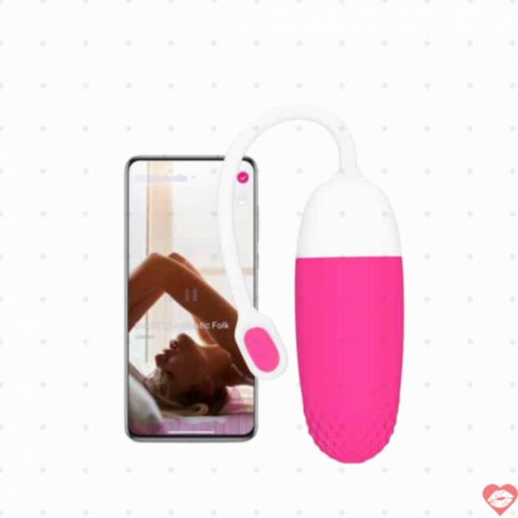 Magic Motion Vini Trứng Rung App Điều Khiển Hồng