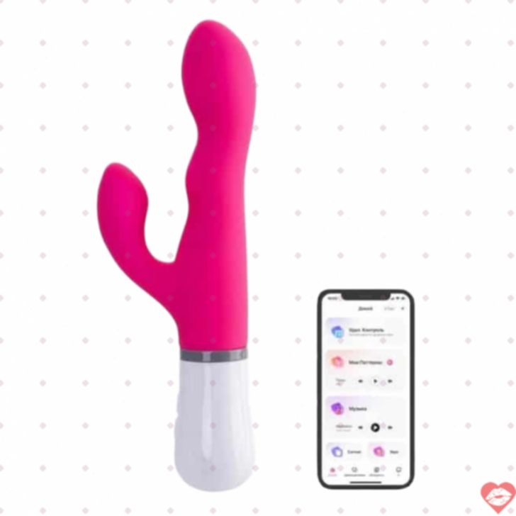 Vibro Thỏ Lovense Nora Quay App 20cm Xa