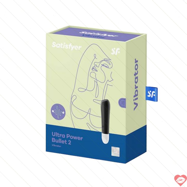 Satisfyer Ultra Power Bullet 2 tím đen rung mạnh tip dẹt hot spot