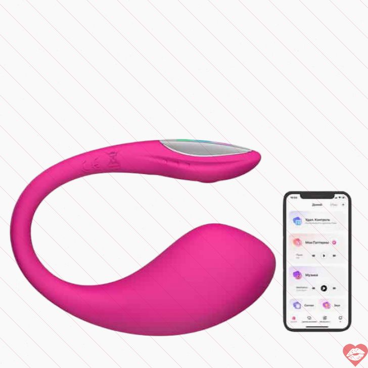Lovense Lush 4 Trứng Rung App Điều Khiển Hồng