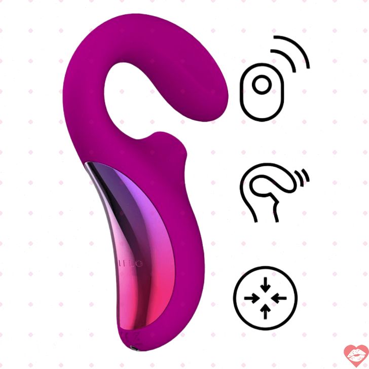 Lelo Enigma Cruise Hồng G+Cli Hút Siêu Âm Chống Nước
