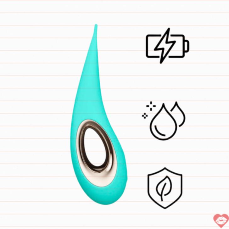 Lelo Dot Bút Rung Âm Hạch Xanh Hồ Siêu Đỉnh