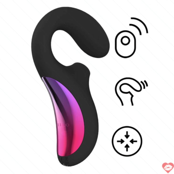 Lelo Enigma Cruise Hút Tiết G-Spot Đen Voice Wave