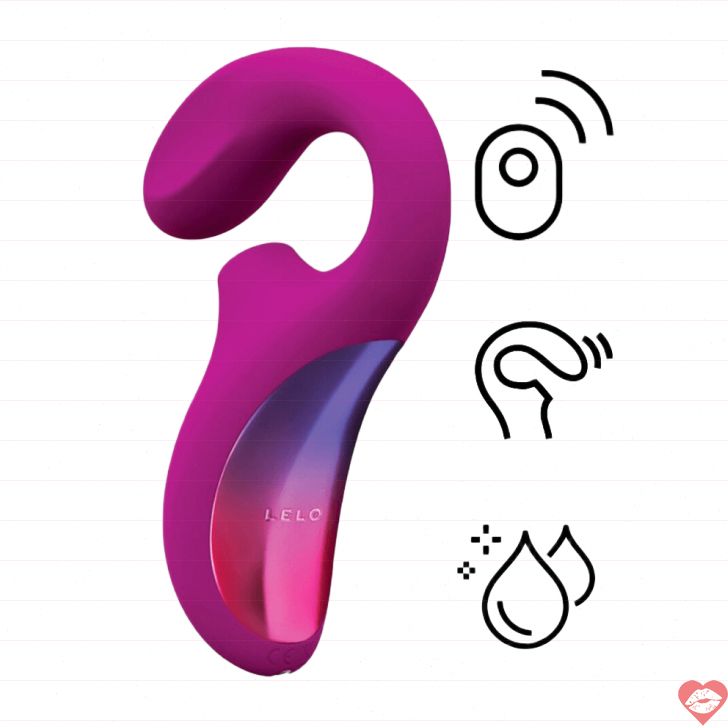 Lelo Enigma Hút G-Spot Rung Đỏ Thẫm SenSonic