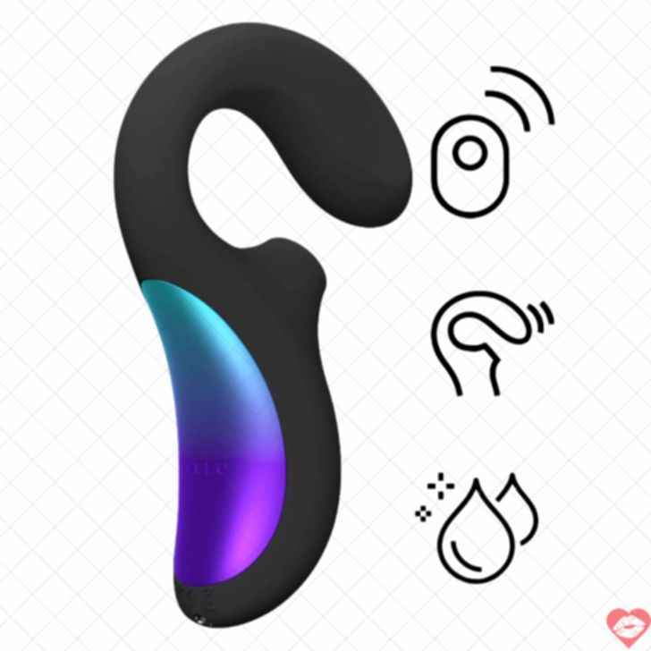 Lelo Enigma Wave Hút Âm Hạch G-spot Đen 14cm