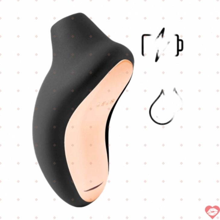 Lelo Sona Sonic Clit Đen, Âm Sóng Thăng Hoa 8 Chế Độ