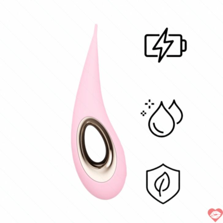 Lelo DOT vibe chấm hồng 16.5cm đa cực khoái sáng tạo
