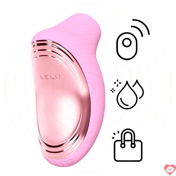 Lelo Sona 2 âm vật sonic hồng du lịch rung khoái cảm