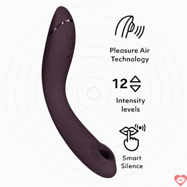 Womanizer OG G-Spot Hút Tím Đỏ 17.6cm Siêu Mạnh