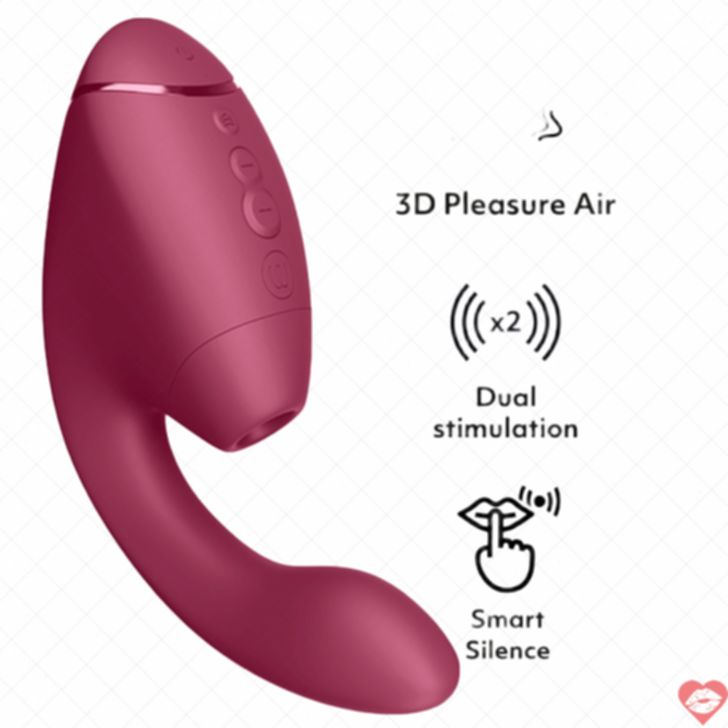 Womanizer Next DUO hồng hút 3D G-spot rung kép cực khoái