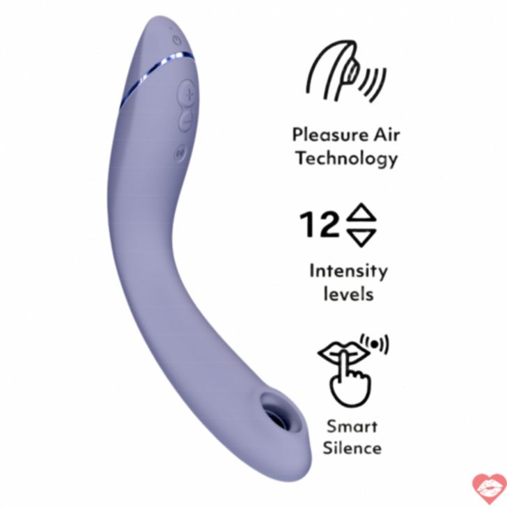 Womanizer OG Pleasure Air hút G-spot tím rung 17.6cm