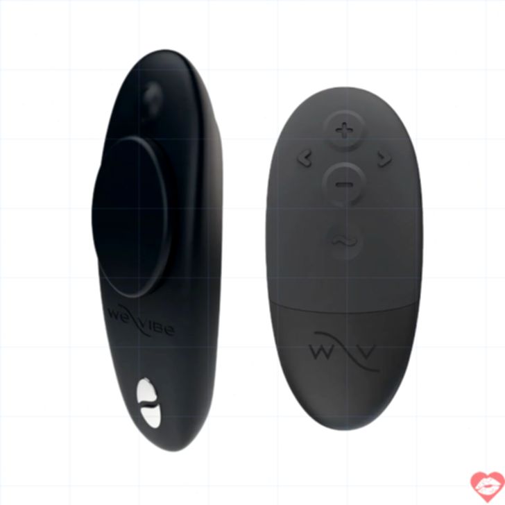 We-Vibe Moxie+ Đồ lót rung âm vật đen app Canada