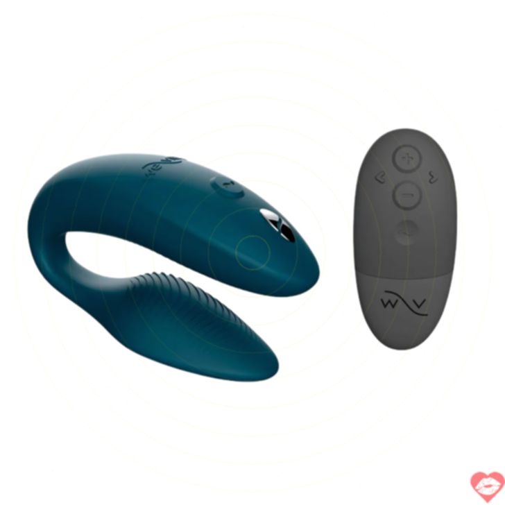 We-Vibe Sync 2 tình nhân xanh nhung rung remote chống nước