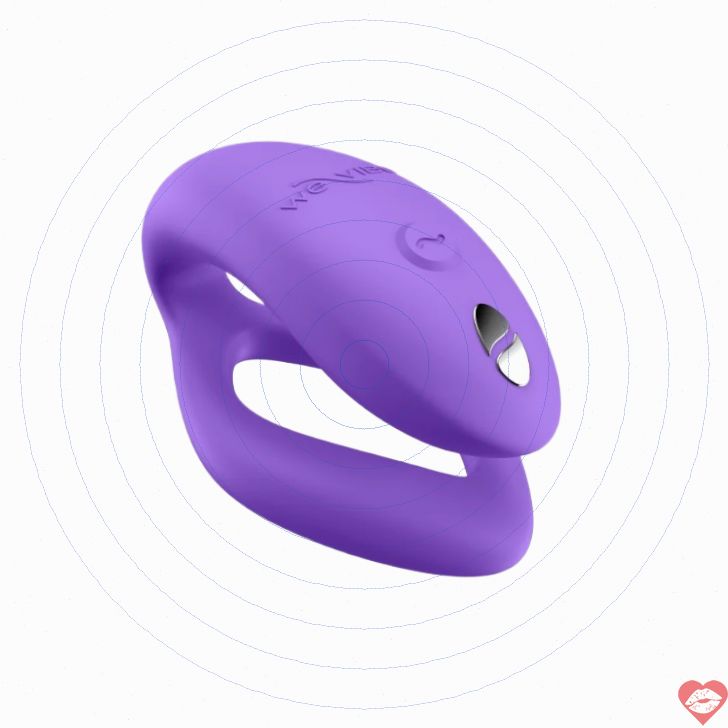 We-Vibe Sync O Tím Nhạt 8cm Cặp Đôi Rung Chống Nước