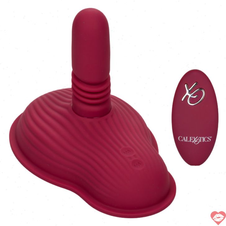 CEN Dual Rider yên ngựa rung đỏ cưỡi kích thích mạnh