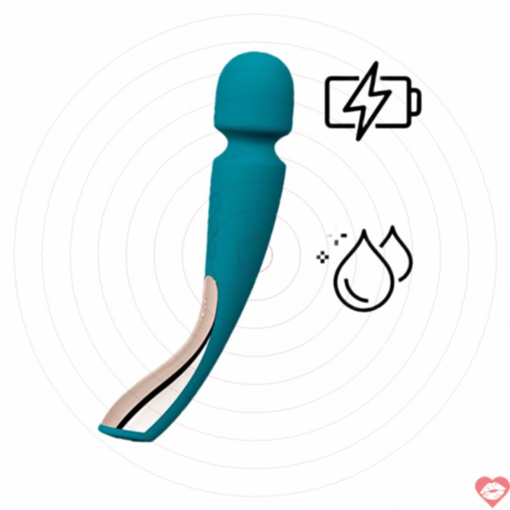 Lelo Smart Wand 2 Massage Xanh Dương 10 Chế Độ Thư Giãn