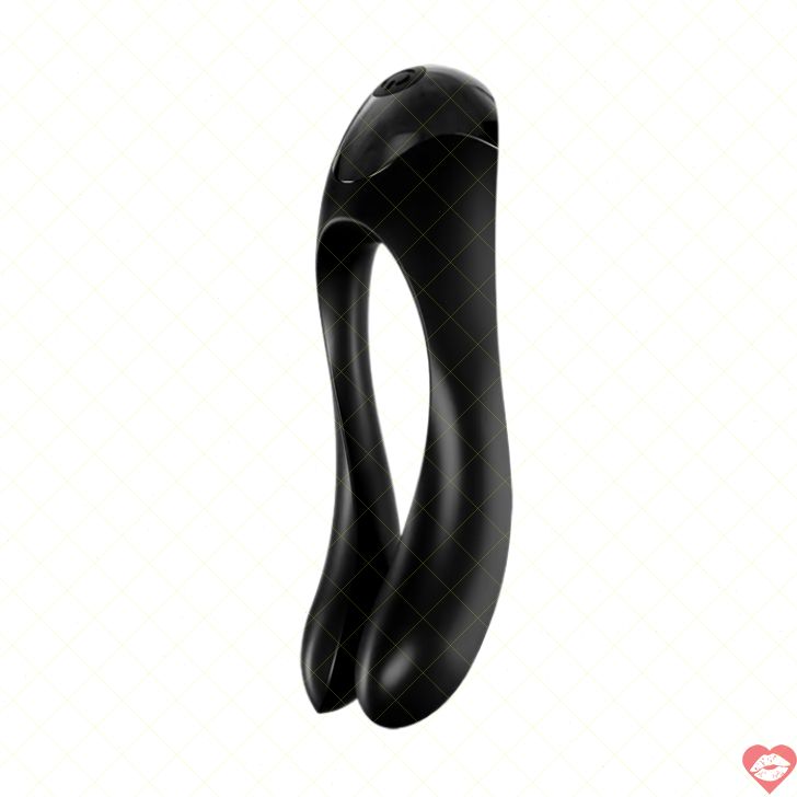 Satisfyer kẹo mút rung đen mini waterproof