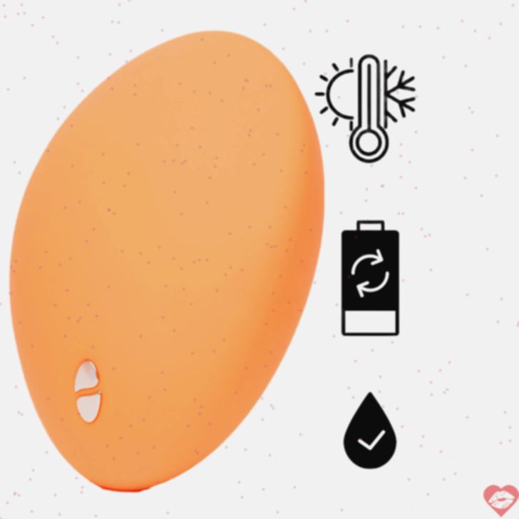 We-Vibe Temp vibrator nóng lạnh cam 9.66cm
