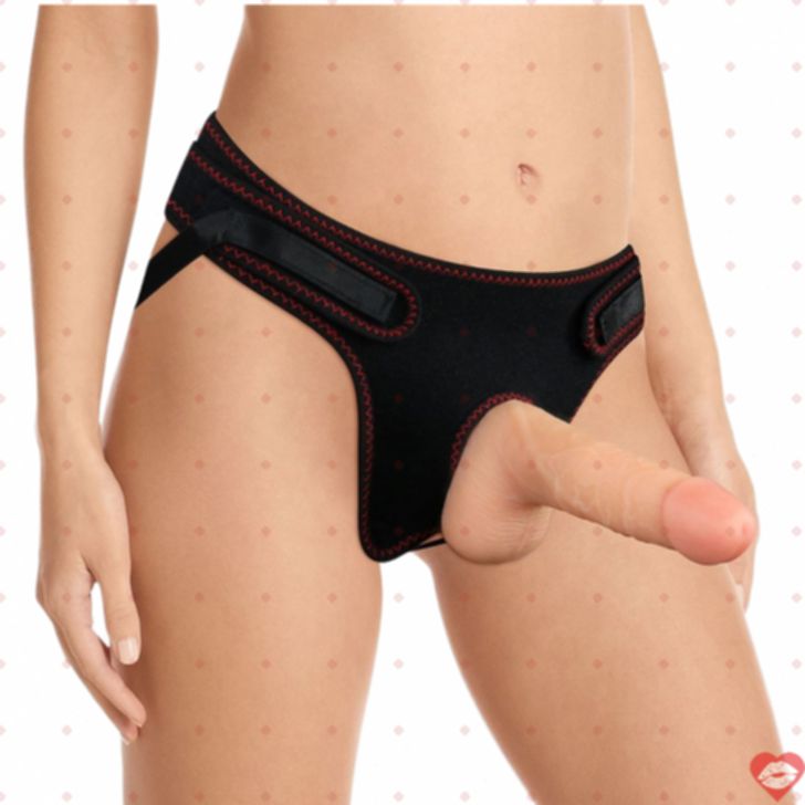 Lovetoy strap-on bóng 18cm da thịt TPE chắc
