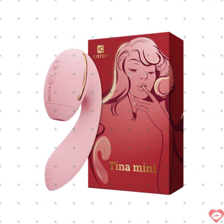 Kisstoy Tina Mini hút G-spot rung mạnh cực phê
