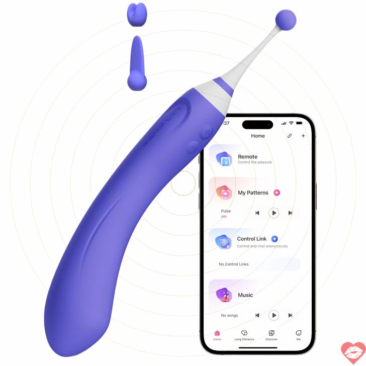 Lovense Hyphy dual-end cao tần clitoris G-spot remote mạnh