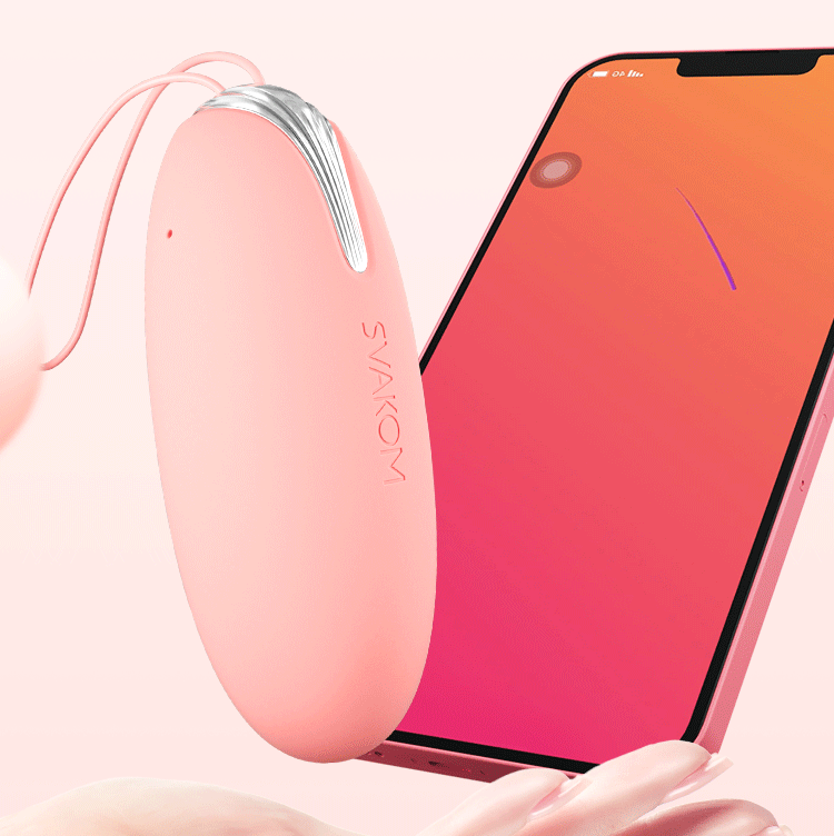 SVAKOM Elva Plus trứng rung app wearable bao phủ