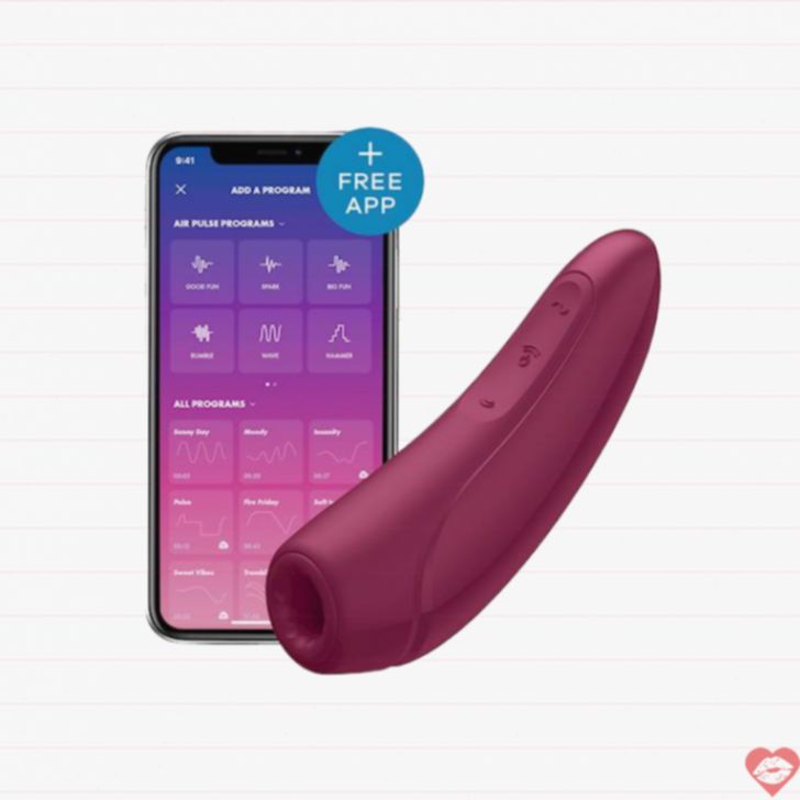 Satisfyer Curvy 1 Air Pulse Clit Siêu Hút App