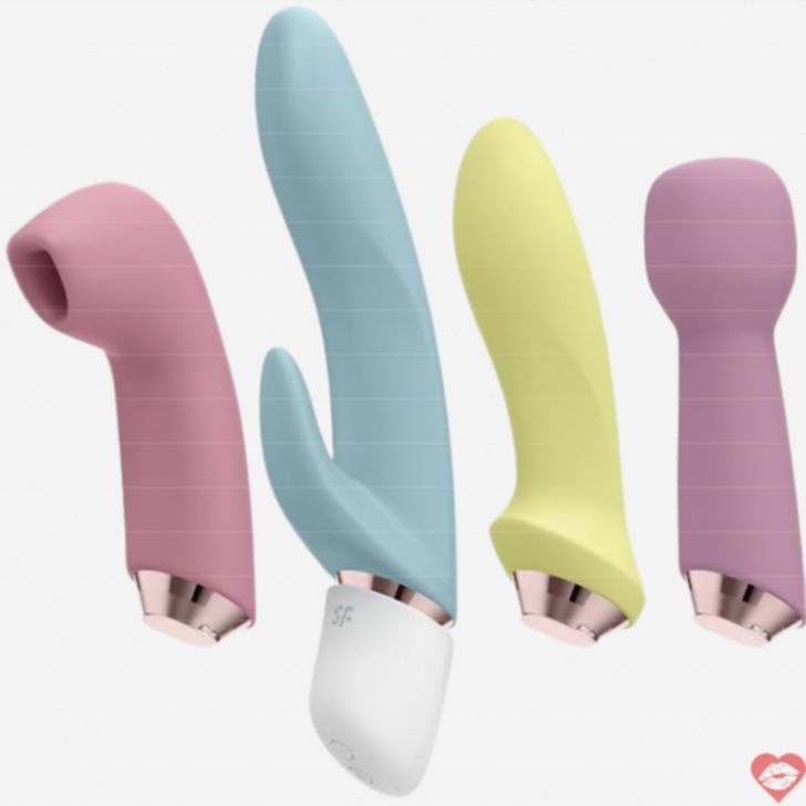 Satisfyer Marvelous Four set rung áp lực, đa dạng cực khoái