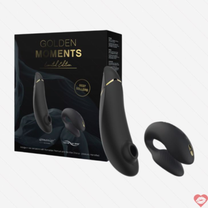 We-Vibe Chorus Womanizer Cặp Đôi Rung Mút Vàng Kim