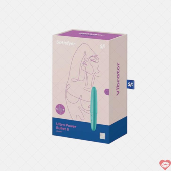 Satisfyer Bullet 6 Xanh Tím 13cm Mạnh Nhỏ