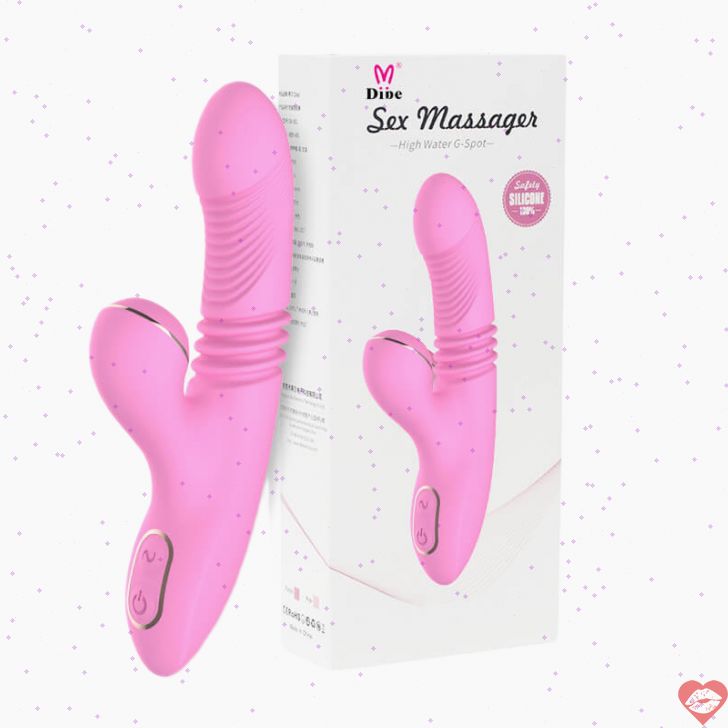 Dildo Olivia Dibe Hút Giãn G-Spot Nóng Rung