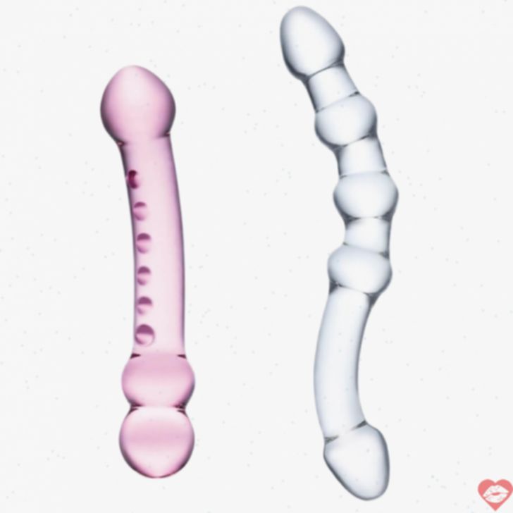 Glas Double Pleasure set kính song đầu hấp dẫn đôi lứa 