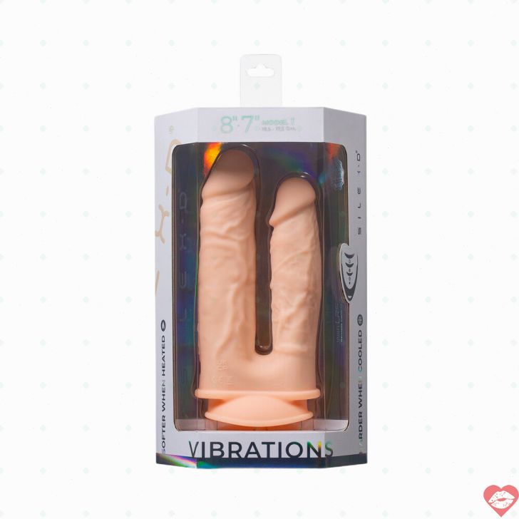 SILEX-D Dildo Rung Kép Double Penetration Mềm Mịn 