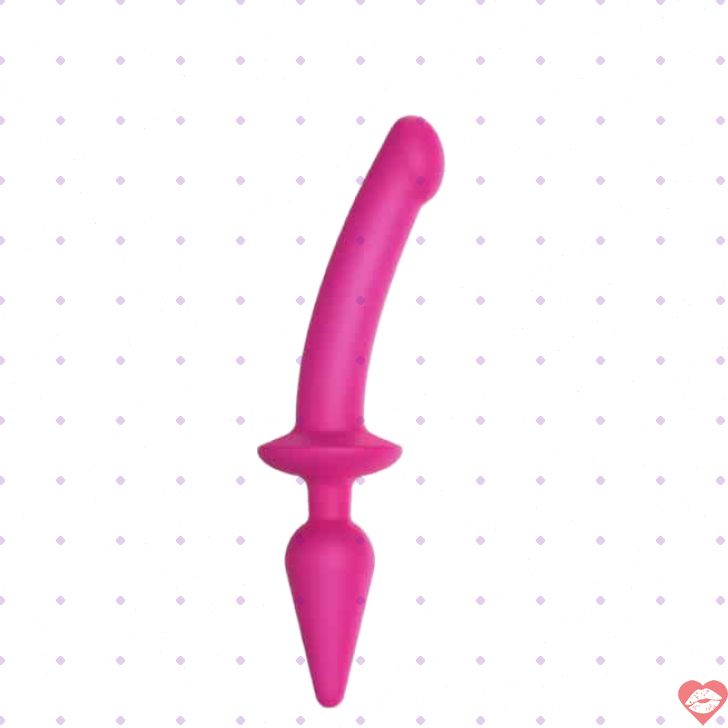 Strap-On-Me 2in1 Plug L Hồng Nhỏ Giọt Đa Năng 