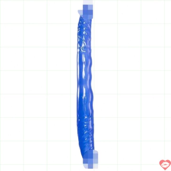 Toyfa Double Dildo Xanh 28.5cm Uốn Cong Linh Hoạt 